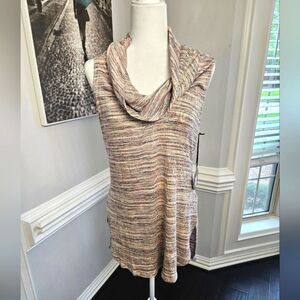 NWT Knox Rose Women's Cowl Neck Lightweight Sweater Dress large